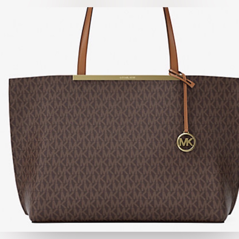 Michael Kors Dark Brown Monogram Tote